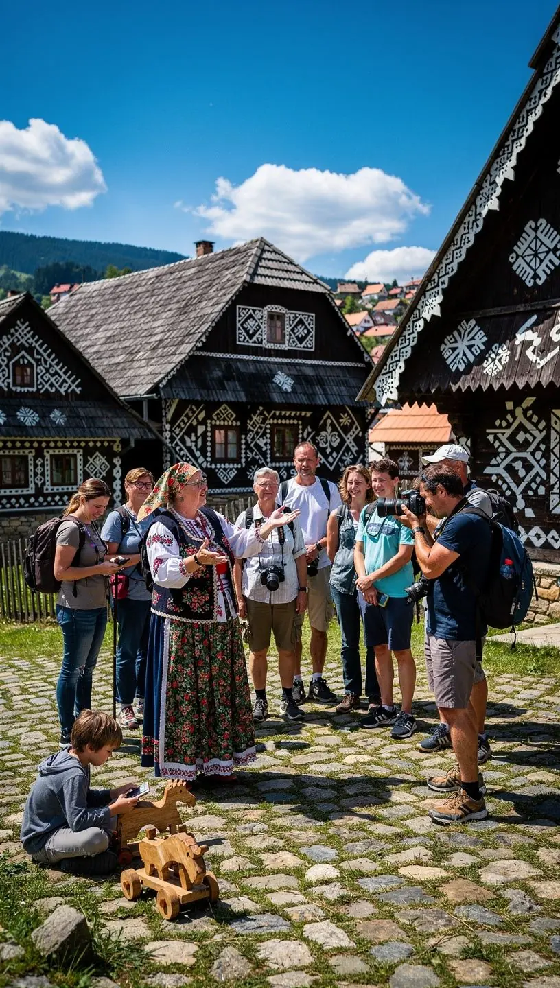 A scenic view of the High Tatras mountains showcasing Slovakia's natural beauty and outdoor adventures.